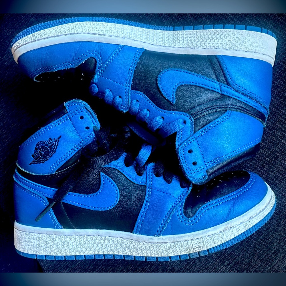 JORDAN 1 RETRO HIGH OG DARK MARINA BLUE **4.5Y** lightly worn